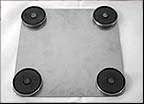 Our patented magnetic system securely attaches the Buffet Burner to most any chafer!